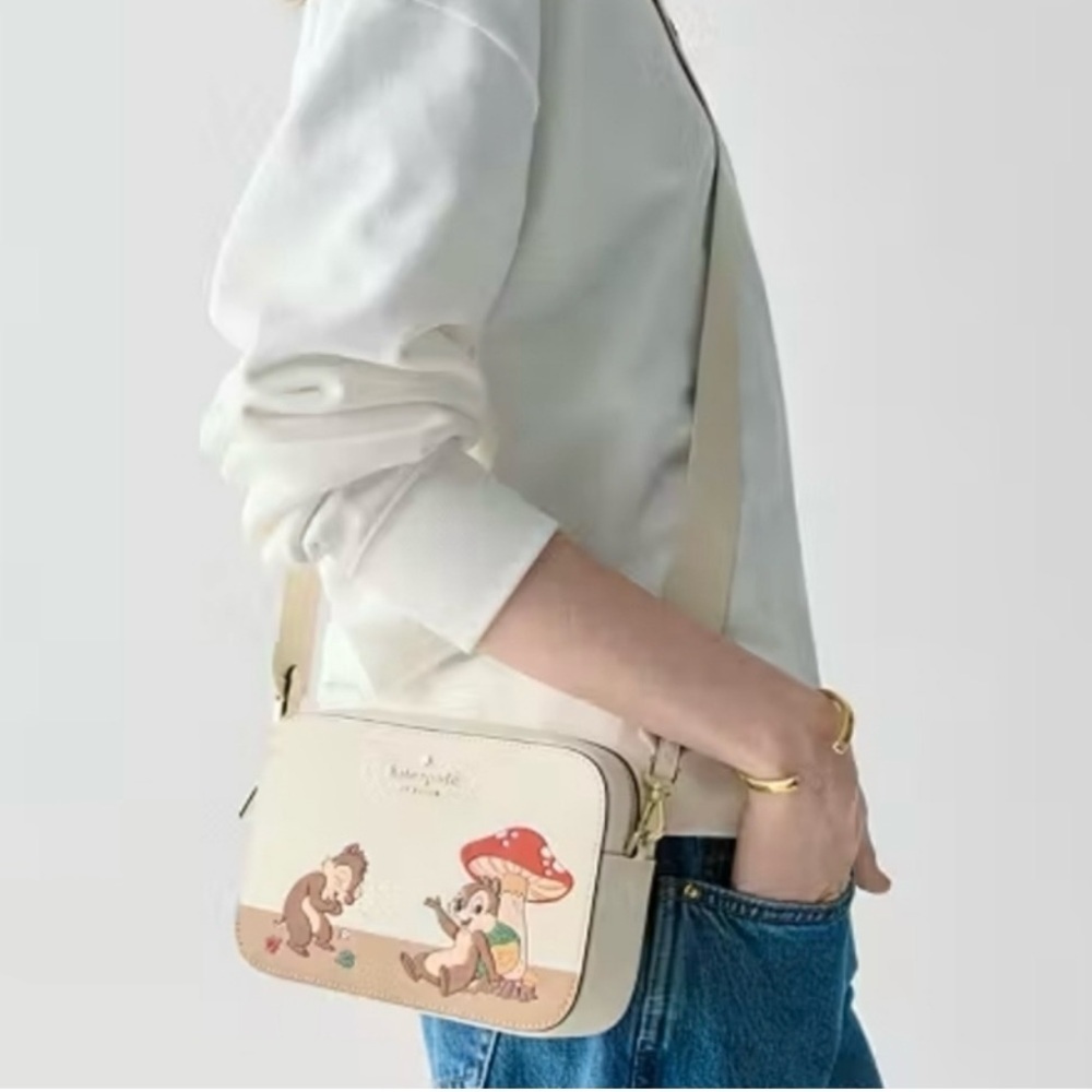 NWT Kate Spade Disney Chip N Dale Bag - Picture 2 of 8